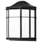 Nuvo LED Cage Lantern Fixture, Black Finish with White Linen Acrylic 62/1397 - alternate 6